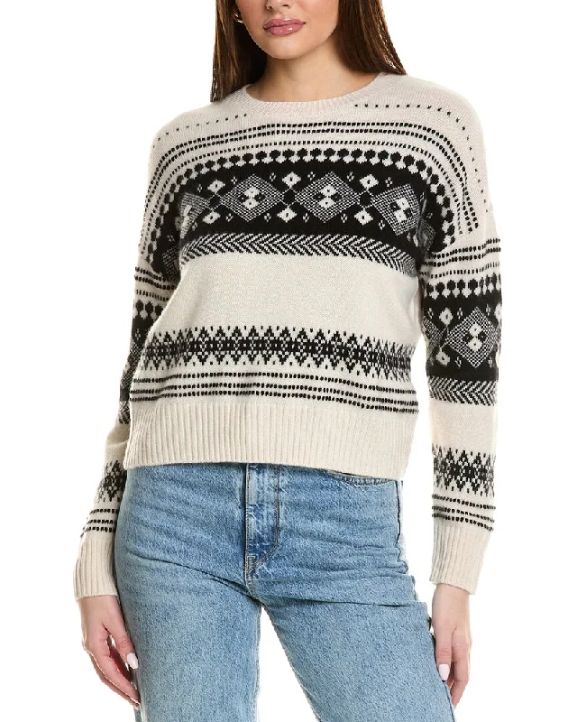 Design History Fairisle Cashmere Sweater Nylon Fabric Polyester Fabric Spandex Fabric