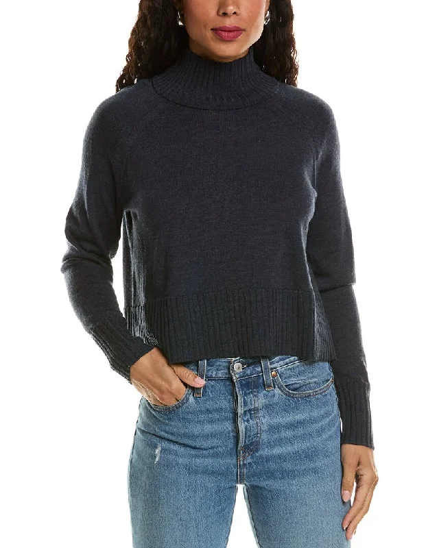 EILEEN FISHER Turtleneck Wool Sweater Casual Formal Business