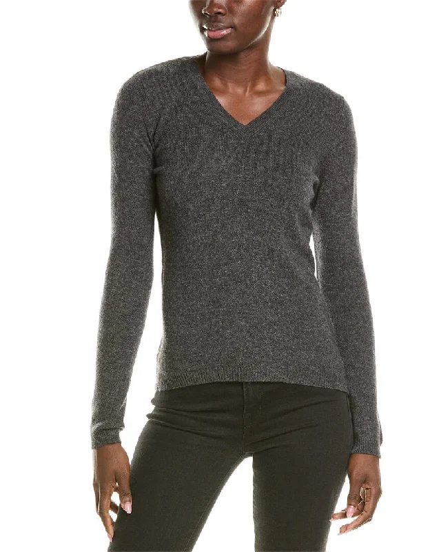 Forte Cashmere V-Neck Cashmere Sweater Sweater Knitwear Pullover
