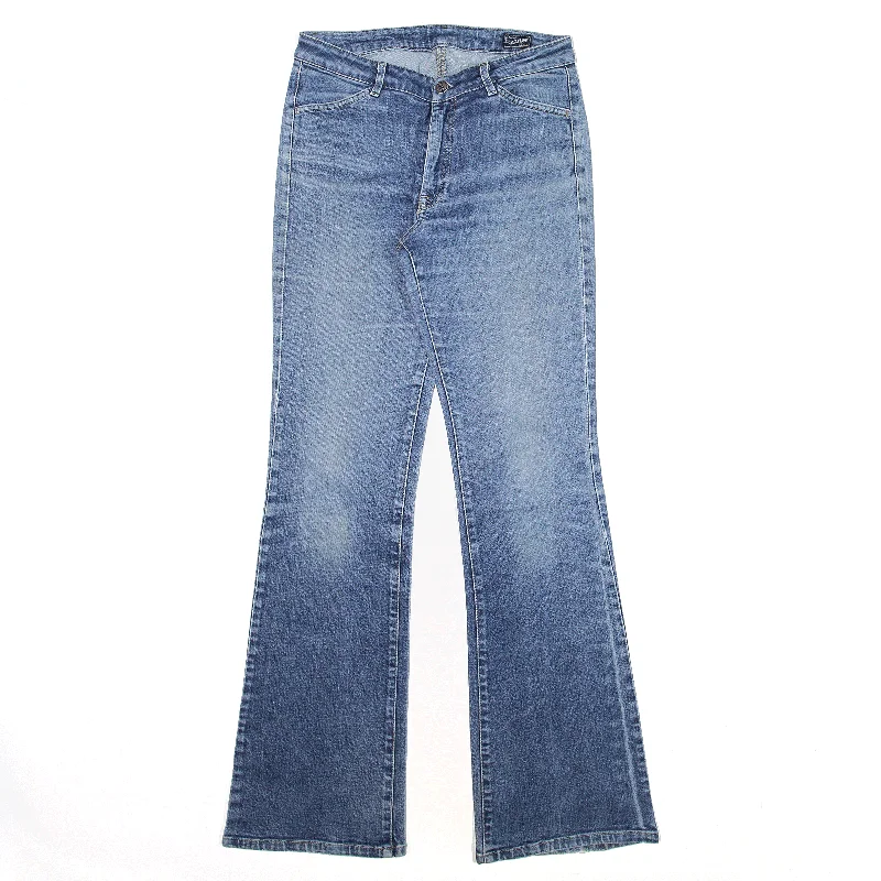 GAS Jeans Blue Denim Regular Bootcut Stone Wash Womens W27 L31 Stylish Plus Size Denim Jeans