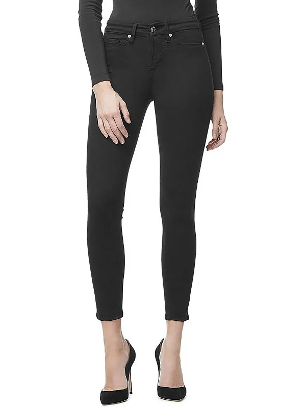 Good Legs Womens High Rise Denim Skinny Jeans Chic Ripped Jeans