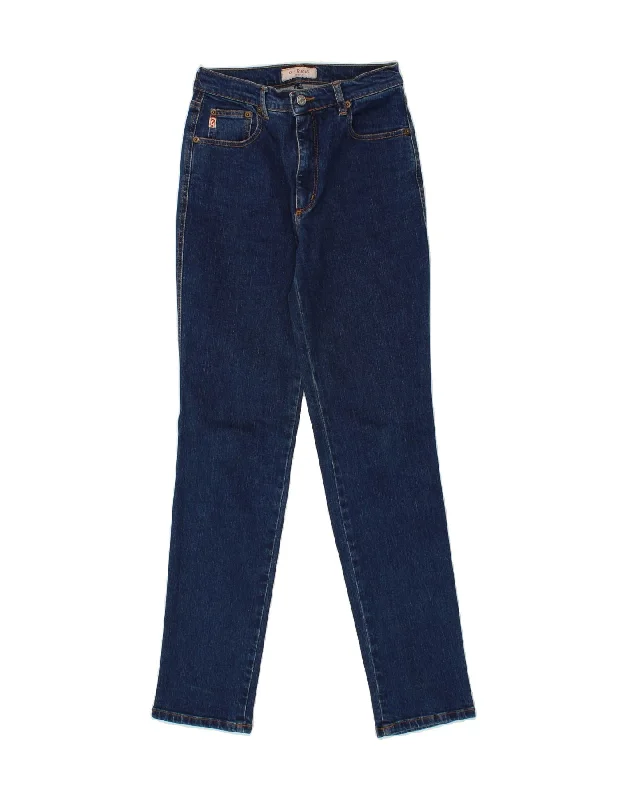 GUESS Womens Slim Jeans W30 L31  Blue Cotton Cozy Stretch High-Waist Jeans
