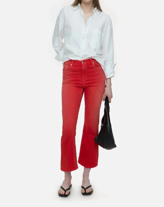 Hi-Sun Skinny Flared Jeans Cozy Relaxed Fit Jeans