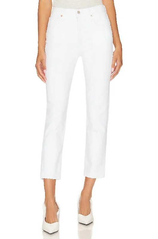 Isola Crop Jean In Wildflower Elegant Wide-Leg Jeans