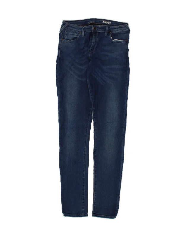 JACK WILLS Womens Skinny Jeans W32 L34  Blue Cotton Comfortable Ankle Jeans