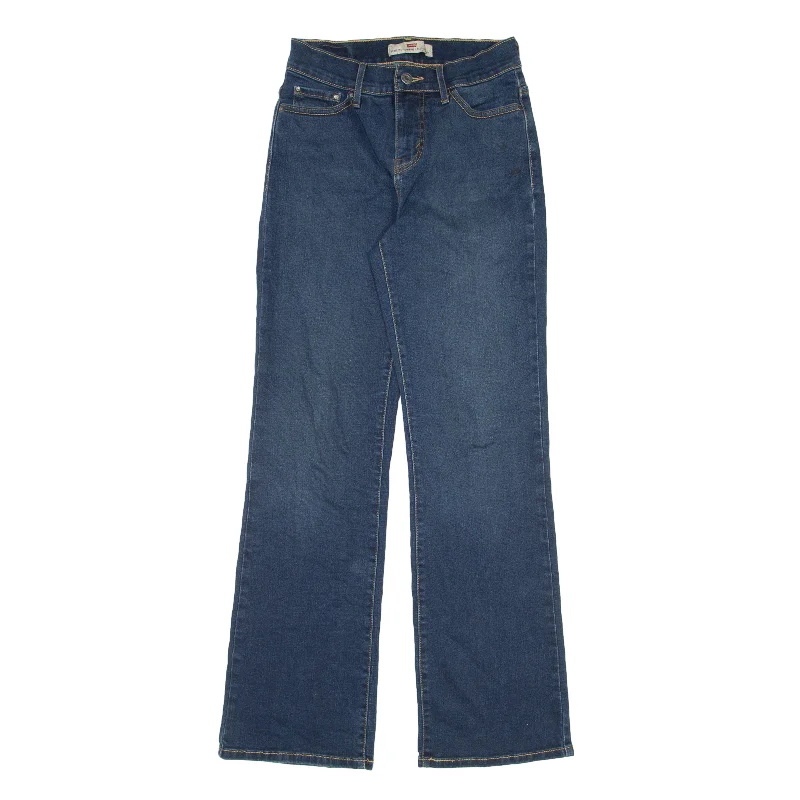 LEVI'S 512 Jeans Blue Denim Regular Bootcut Womens W25 L30 Fashionable Bootcut Jeans