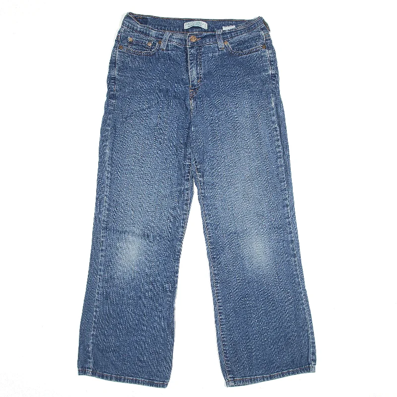 LEVI'S 512 Jeans Blue Denim Slim Bootcut Stone Wash Womens W28 L26 Casual High-Waisted Bootcut Jeans