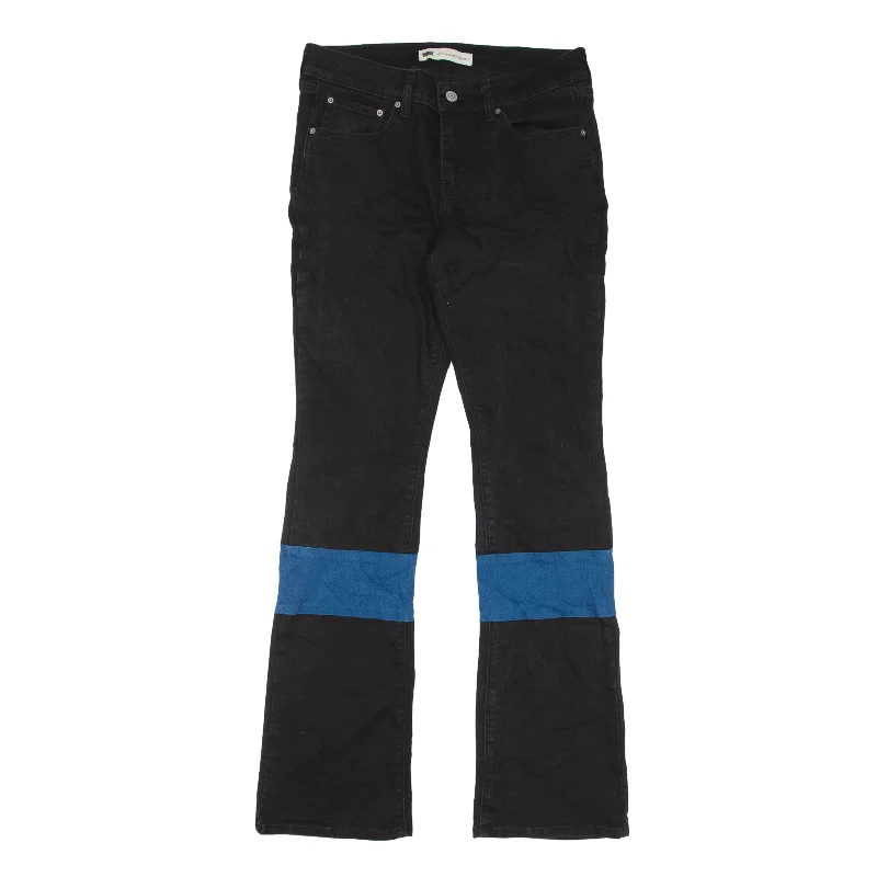 LEVI'S 515 Jeans Black Denim Relaxed Bootcut Womens W29 L31 Cozy Stretch High-Waist Jeans