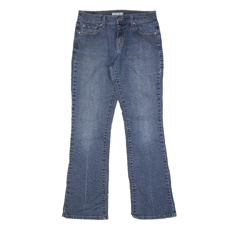 LEVI'S 515 Jeans Blue Denim Slim Bootcut Stone Wash Womens W30 L31 Comfortable Mid-Rise Jeans
