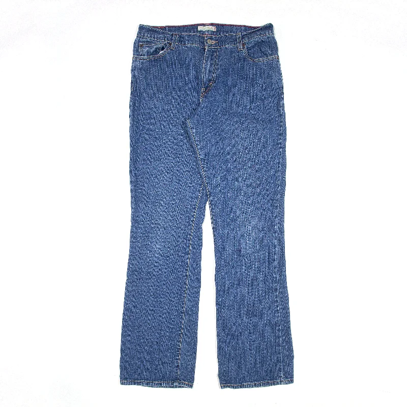 LEVI'S 550 Jeans Blue Denim Relaxed Bootcut Womens W30 L32 Comfortable Faded High-Rise Jeans