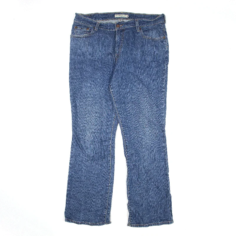 LEVI'S 550 Jeans Blue Denim Relaxed Bootcut Womens W32 L29 Stylish High-Waist Skinny Denim