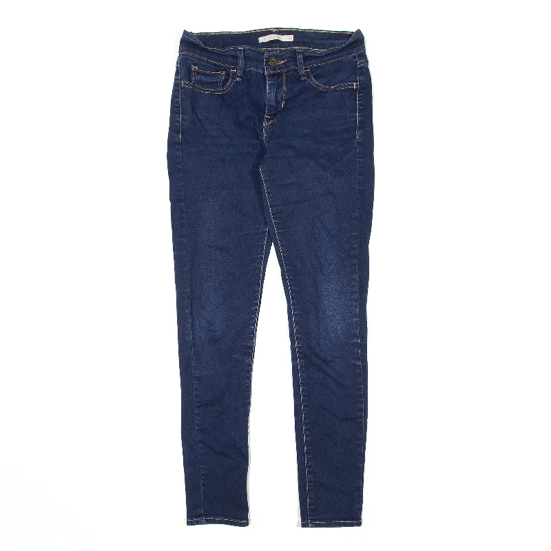 LEVI'S 710 Jeans Blue Denim Slim Skinny Womens W26 L28 Elegant Skinny Leg Jeans