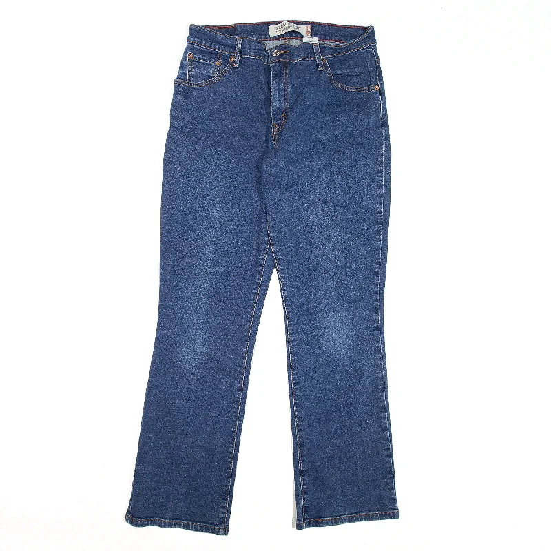 LEVI'S Jeans Blue Denim Relaxed Bootcut Womens W30 L31 Trendy Button-Up High-Waist Jeans