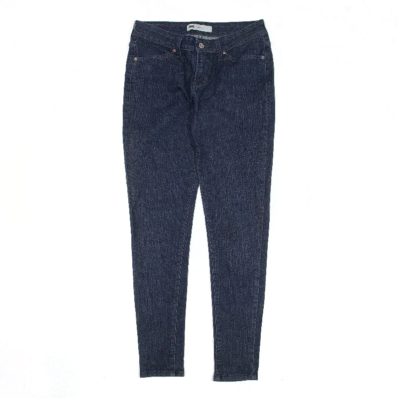 LEVI'S Legging Jeans Blue Denim Slim Skinny Womens W28 L32 Trendy Classic Fit Jeans