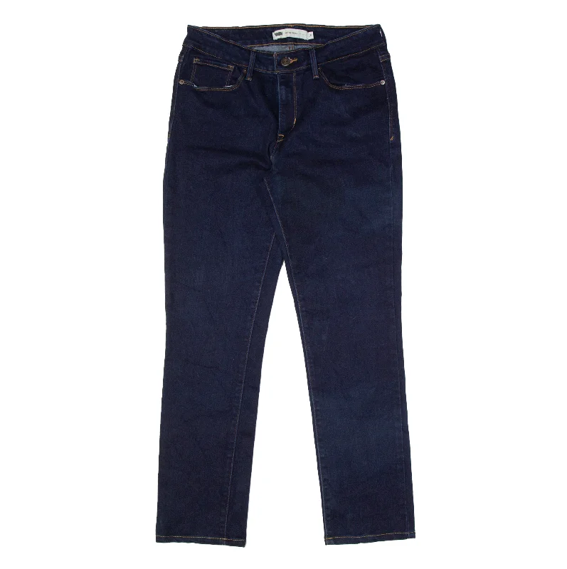 LEVI'S Mid Rise Jeans Blue Denim Regular Skinny Womens W26 L28 Comfortable Stretch Fit Jeans LEVI'S Mid Rise Jeans Blue Denim Regular Skinny Womens W26 L28 Comfortable Stretch Fit Jeans