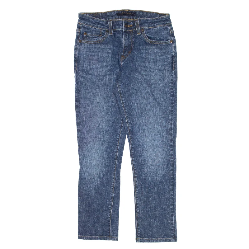 LEVI'S Mid Rise Jeans Blue Denim Slim Skinny Stone Wash Womens W26 L25 Chic Vintage-Inspired Denim Jeans
