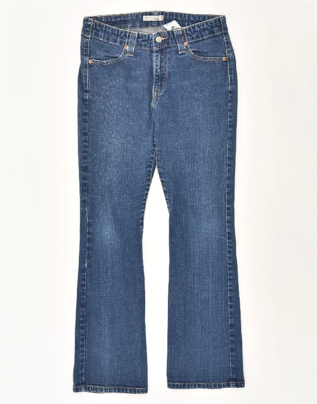 LEVI'S Womens 525 Bootcut Jeans US 8 Medium W30 L30 Blue Cotton Elegant High-Waisted Flared Jeans LEVI'S Womens 525 Bootcut Jeans US 8 Medium W30 L30 Blue Cotton Elegant High-Waisted Flared Jeans