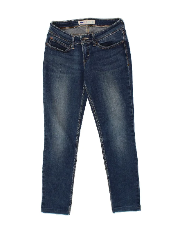 LEVI'S Womens Bold Curve Skinny Jeans US 7 Medium W28 L26  Blue Cotton Stylish High-Rise Mom Jeans