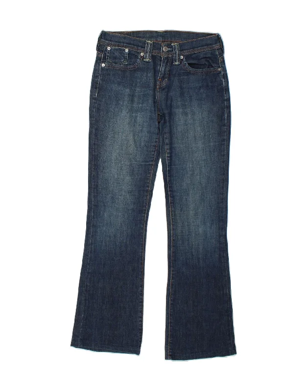 LEVI'S Womens Bootcut Jeans W28 L31 Blue Cotton Cozy Stretch High-Waist Jeans