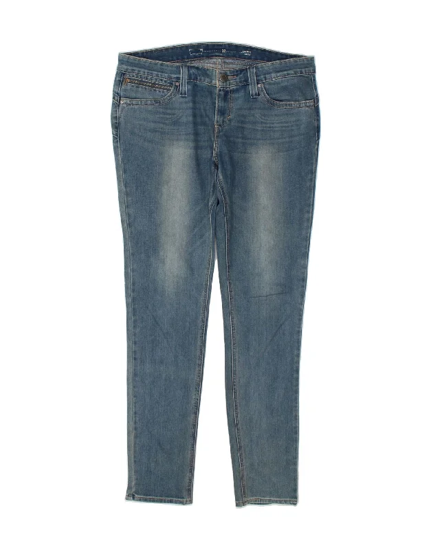 LEVI'S Womens Low Waist Skinny Jeans W32 L34  Blue Cotton Casual Skinny Fit Jeans