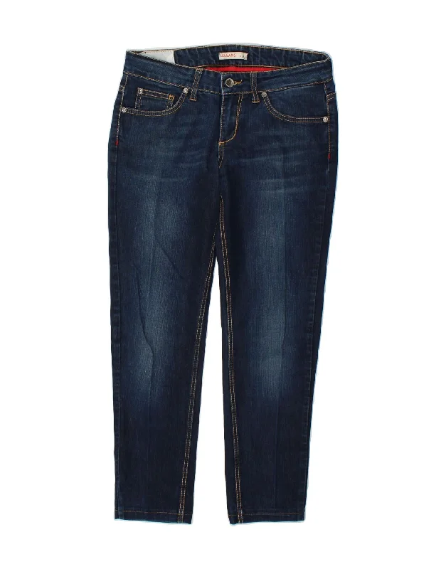LIU JO Womens Skinny Jeans W29 L27  Navy Blue Cotton Fashionable Slim Fit Jeans
