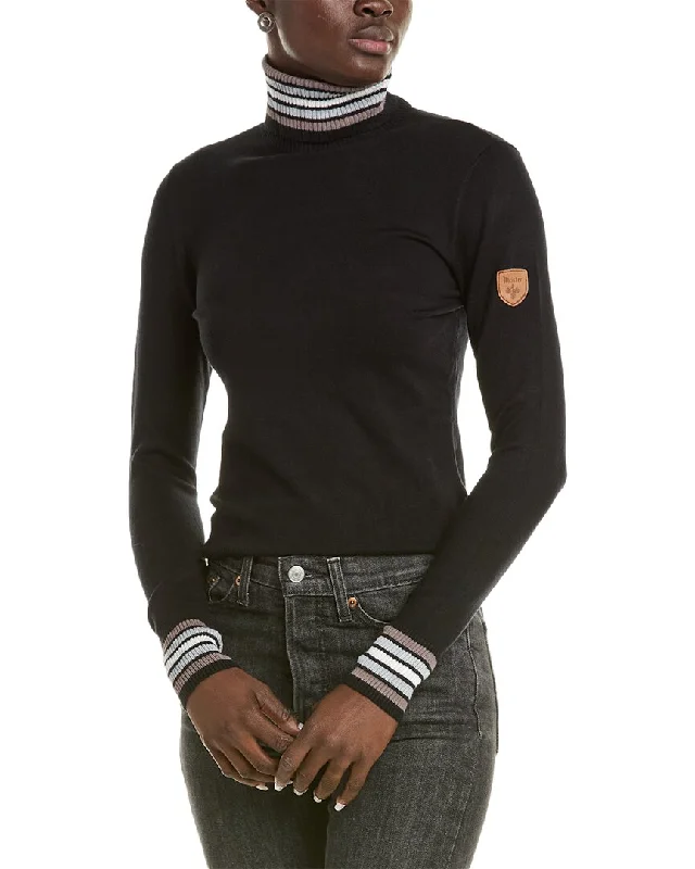 Meister x Fera Scarlet Sweater Open Front Closed Front Wrap Front