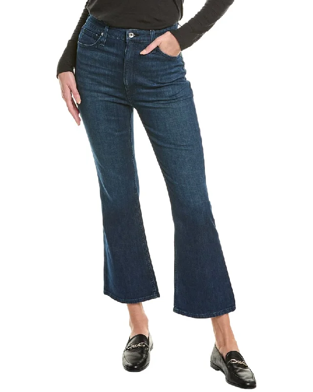 rag & bone Casey High-Rise Chateau Ankle Flare Jean Stylish Plus Size Denim Jeans