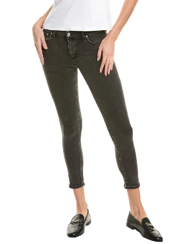 rag & bone Cate Washed Black Skinny Ankle Jean Fashionable Jeggings Style Jeans