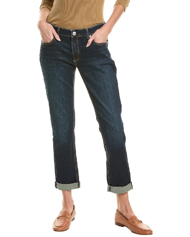 rag & bone Dre Carmen Low-Rise Slim Boyfriend Jean Trendy Wide-Legged High-Waist Jeans