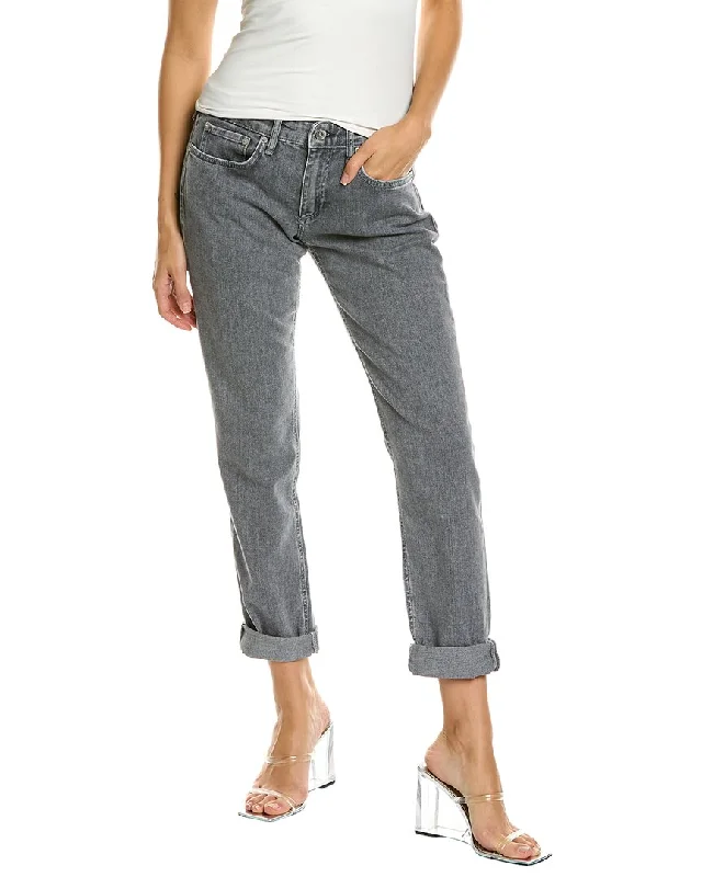 rag & bone Dre Colby Low-Rise Slim Boyfriend Jean Comfortable Mid-Rise Jeans