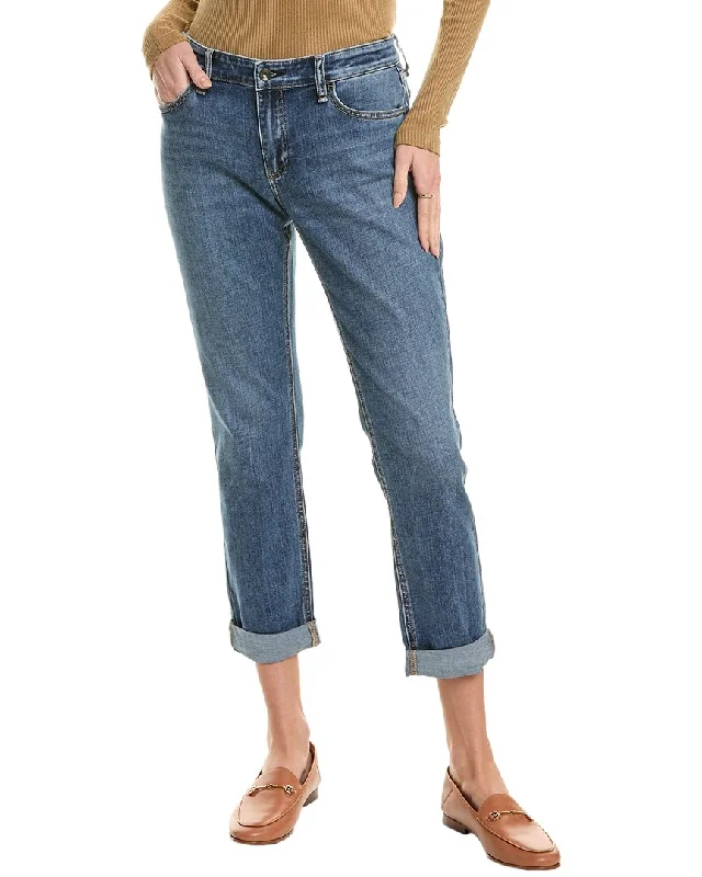 rag & bone Dylan Medium Wash Low-Rise Slim Boyfriend Jean Stylish Slim Fit Denim