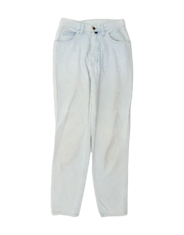 ST. GERMAIN Womens Tapered Jeans IT 42 Medium W28 L29 Blue Cotton Casual Bootcut Ripped Jeans