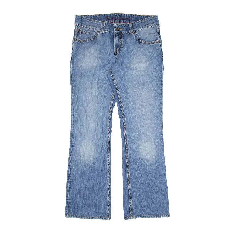 TOMMY HILFIGER Sally Jeans Blue Denim Regular Bootcut Womens W30 L32 Cozy Relaxed Fit Denim Jeans