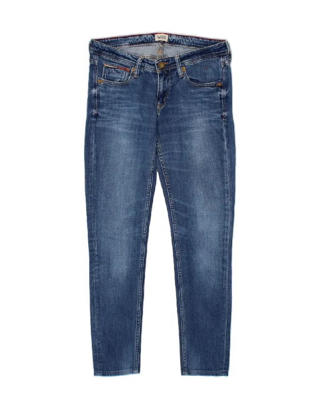 TOMMY HILFIGER Womens Skinny Jeans W29 L27  Blue Cotton Comfortable Ankle Jeans