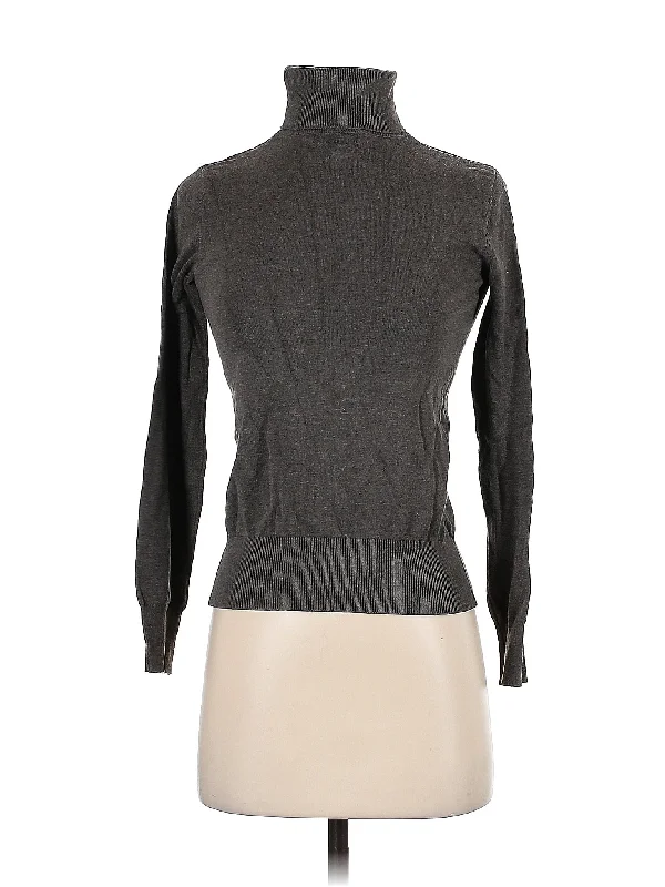 Turtleneck Sweater Cashmere Blend Cotton Blend Poly Blend
