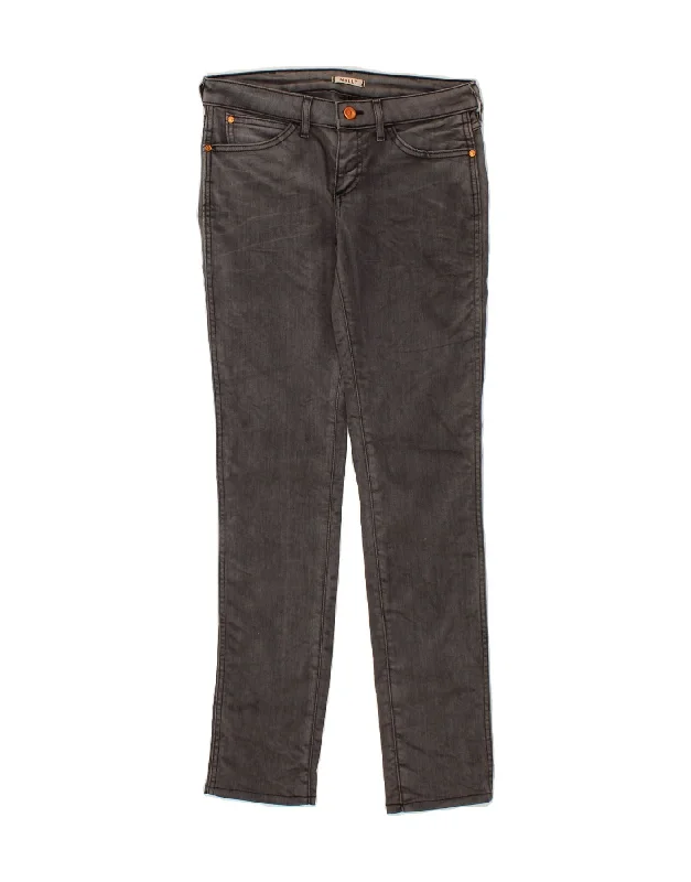 WRANGLER Womens Molly Slim Jeans W28 L32 Grey Cotton Fashionable Cropped Denim Jeans WRANGLER Womens Molly Slim Jeans W28 L32 Grey Cotton Fashionable Cropped Denim Jeans