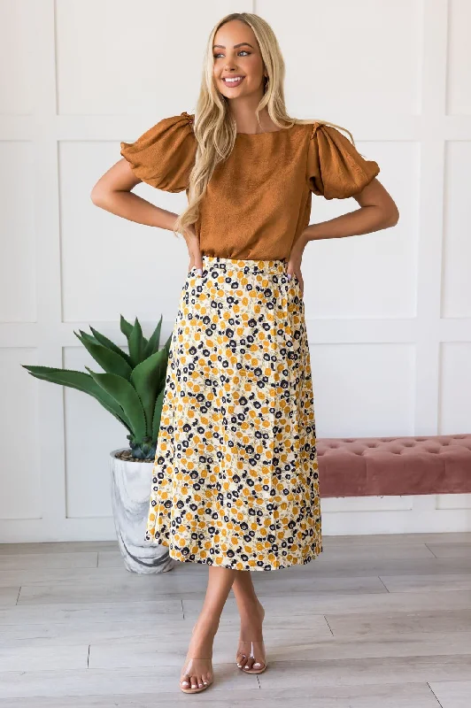 Always Included Floral Skirt lace skirt feminine