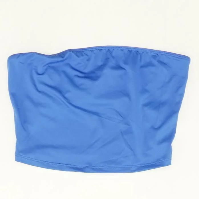 Blue Solid Sleeveless Blouse Sleeveless Summer Blouse