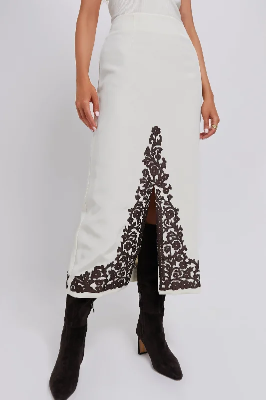 Cream Lucy Skirt vintage skirt charm
