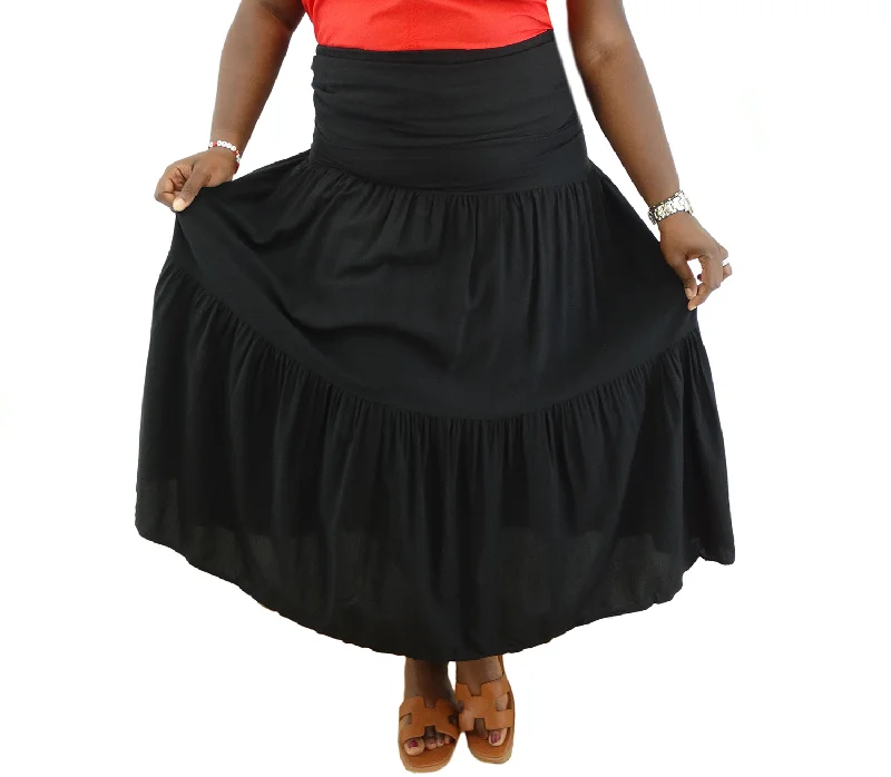 180732M, Da Moda Women's Plus Size Skirt- XL-3XL low waist skirt
