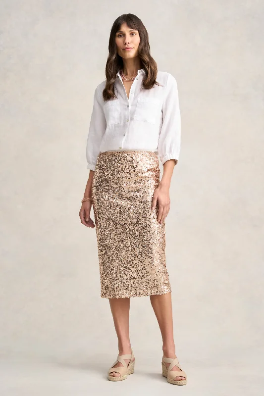 Sequin Skirt cashmere skirt fine
