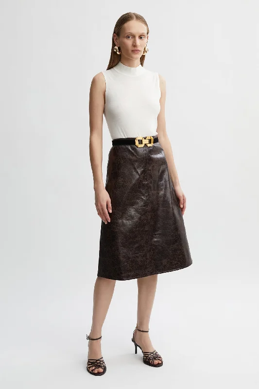 Gia Skirt linen skirt natural