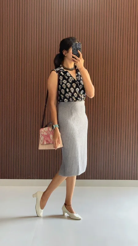 Hemer   Skirt and Top Combo wrap skirt elegant