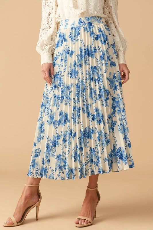 STARS IN MY HEART WOVEN MIDI SKIRT chiffon skirt flowing