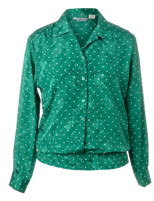Label Nicole Ruffle Hem Blouse Sheer Mesh Blouse