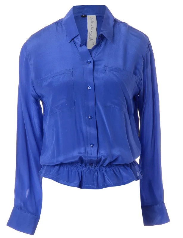 Label Nicole Ruffle Hem Blouse Slim Fit Blouse