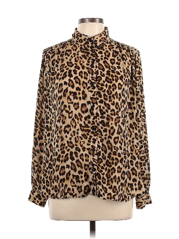 Long Sleeve Blouse Double-Layered Blouse