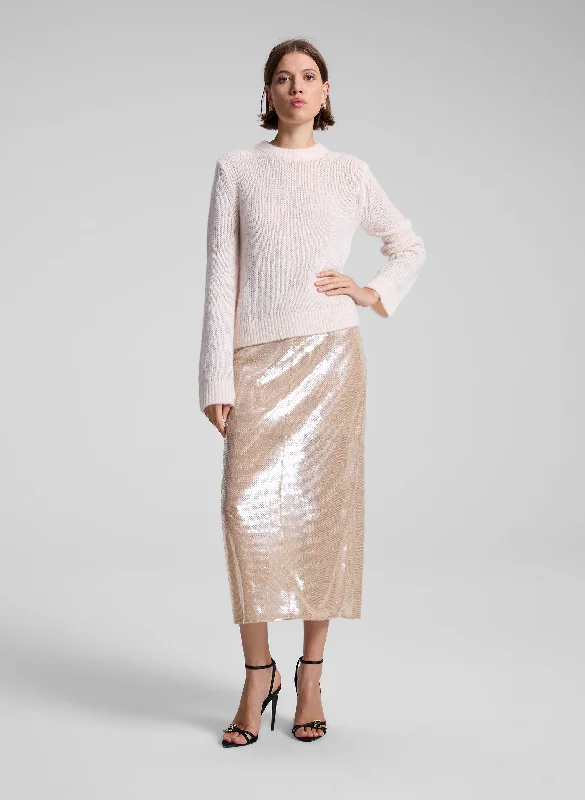 Monroe Soft Sequin Skirt corduroy skirt textured
