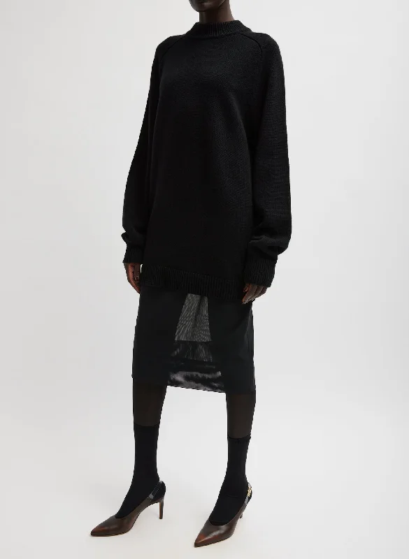 Power Mesh Skirt silk skirt elegant