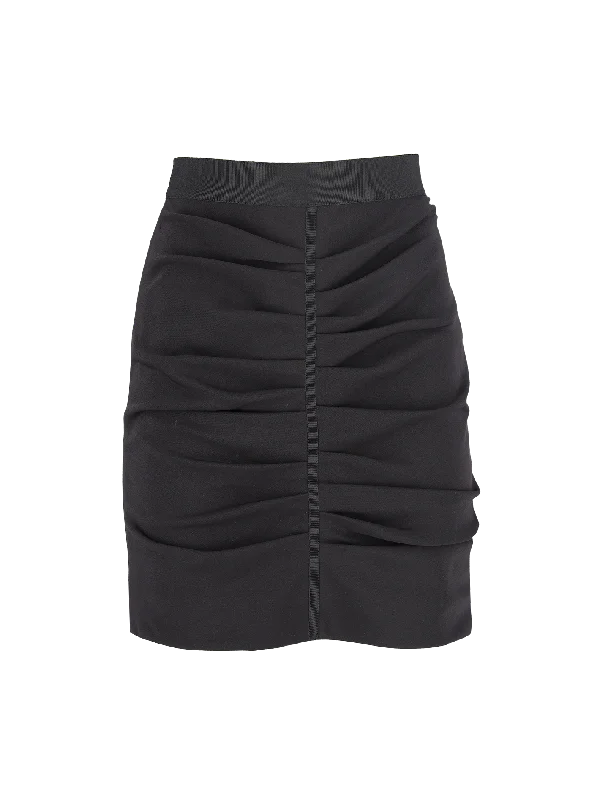 ruched mini skirt midi skirt versatile